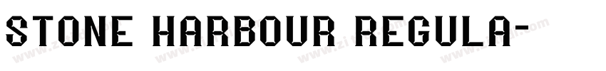 stone harbour regula字体转换